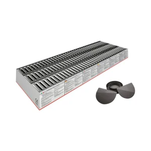 Kit de 3 metros de canal para jardín o garaje